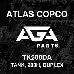 TK200DA Atlas Copco TANK, 200H, DUPLEX | AGA Parts
