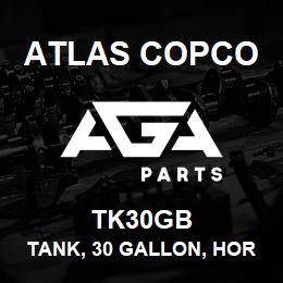 TK30GB Atlas Copco TANK, 30 GALLON, HOR | AGA Parts