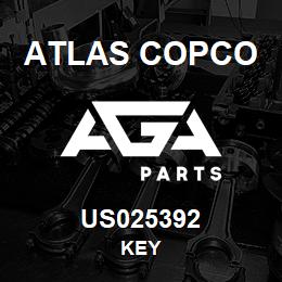 US025392 Atlas Copco KEY | AGA Parts