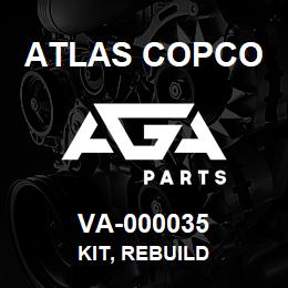 VA-000035 Atlas Copco KIT, REBUILD | AGA Parts