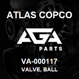 VA-000117 Atlas Copco VALVE, BALL | AGA Parts