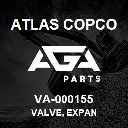 VA-000155 Atlas Copco VALVE, EXPAN | AGA Parts
