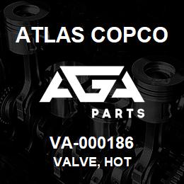 VA-000186 Atlas Copco VALVE, HOT | AGA Parts