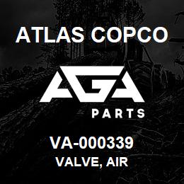VA-000339 Atlas Copco VALVE, AIR | AGA Parts