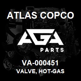 VA-000451 Atlas Copco VALVE, HOT-GAS | AGA Parts