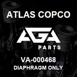 VA-000468 Atlas Copco DIAPHRAGM ONLY | AGA Parts