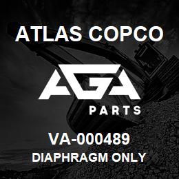 VA-000489 Atlas Copco DIAPHRAGM ONLY | AGA Parts
