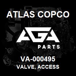 VA-000495 Atlas Copco VALVE, ACCESS | AGA Parts