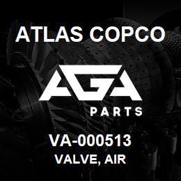 VA-000513 Atlas Copco VALVE, AIR | AGA Parts
