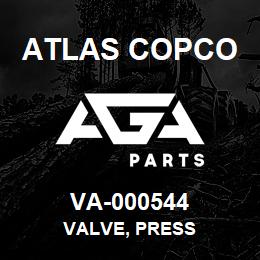 VA-000544 Atlas Copco VALVE, PRESS | AGA Parts
