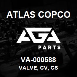 VA-000588 Atlas Copco VALVE, CV, CS | AGA Parts