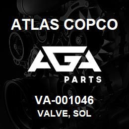 VA-001046 Atlas Copco VALVE, SOL | AGA Parts