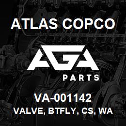 VA-001142 Atlas Copco VALVE, BTFLY, CS, WAFER, 3", ACT, 8 | AGA Parts