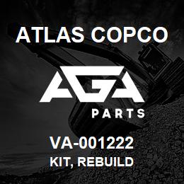 VA-001222 Atlas Copco KIT, REBUILD | AGA Parts