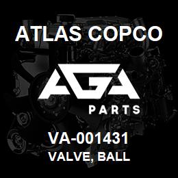 VA-001431 Atlas Copco VALVE, BALL | AGA Parts