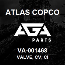 VA-001468 Atlas Copco VALVE, CV, CI | AGA Parts