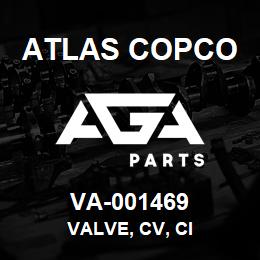 VA-001469 Atlas Copco VALVE, CV, CI | AGA Parts