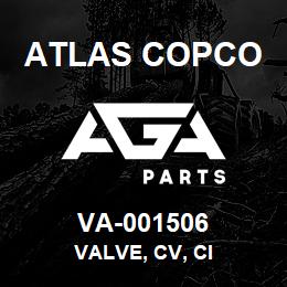 VA-001506 Atlas Copco VALVE, CV, CI | AGA Parts