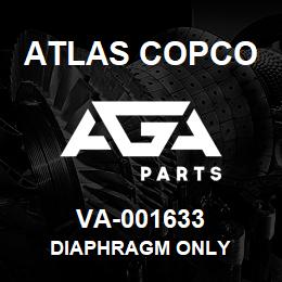 VA-001633 Atlas Copco DIAPHRAGM ONLY | AGA Parts