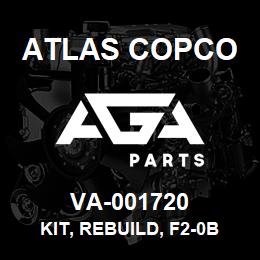 VA-001720 Atlas Copco KIT, REBUILD, F2-0B | AGA Parts