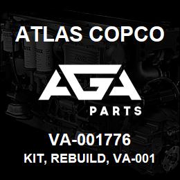 VA-001776 Atlas Copco KIT, REBUILD, VA-001410/VA-0015 | AGA Parts