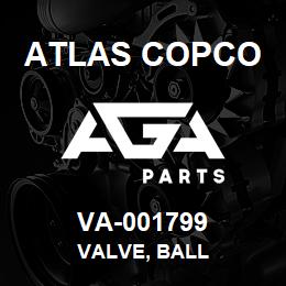 VA-001799 Atlas Copco VALVE, BALL | AGA Parts