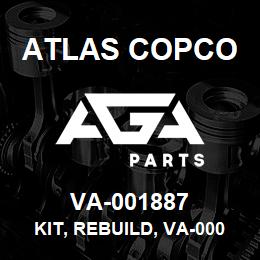 VA-001887 Atlas Copco KIT, REBUILD, VA-000229,7 KG.03 | AGA Parts