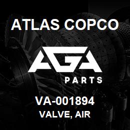 VA-001894 Atlas Copco VALVE, AIR | AGA Parts