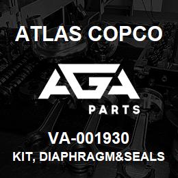 VA-001930 Atlas Copco KIT, DIAPHRAGM&SEALS | AGA Parts
