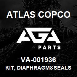 VA-001936 Atlas Copco KIT, DIAPHRAGM&SEALS | AGA Parts