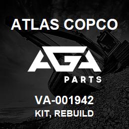 VA-001942 Atlas Copco KIT, REBUILD | AGA Parts