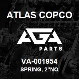 VA-001954 Atlas Copco SPRING, 2"NO | AGA Parts