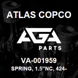VA-001959 Atlas Copco SPRING, 1.5"NC, 424-SC | AGA Parts