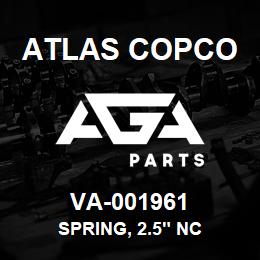 VA-001961 Atlas Copco SPRING, 2.5" NC | AGA Parts