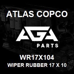 WR17X104 Atlas Copco WIPER RUBBER 17 X 10.5 | AGA Parts