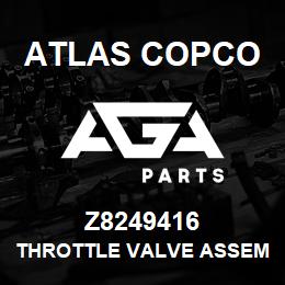 Z8249416 Atlas Copco THROTTLE VALVE ASSEMBLY | AGA Parts