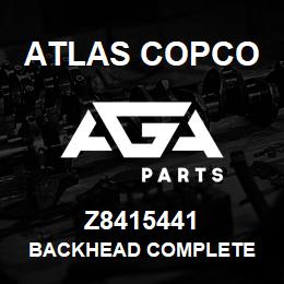 Z8415441 Atlas Copco BACKHEAD COMPLETE | AGA Parts