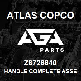 Z8726840 Atlas Copco HANDLE COMPLETE ASSEMBLY | AGA Parts