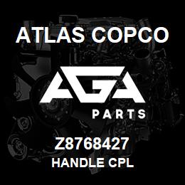 Z8768427 Atlas Copco HANDLE CPL | AGA Parts