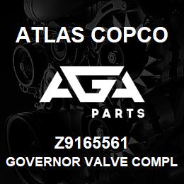 Z9165561 Atlas Copco GOVERNOR VALVE COMPLETE | AGA Parts