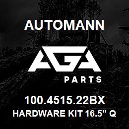 100.4515.22BX Automann Hardware Kit 16.5" Q Plus & Q Brakes | AGA Parts