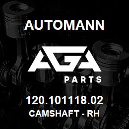 120.101118.02 Automann Camshaft - RH | AGA Parts