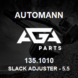 135.1010 Automann Slack Adjuster - 5.5" Haldex Type, 1.25"-10 | AGA Parts