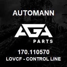 170.110570 Automann LOVCF - Control Line Valve | AGA Parts