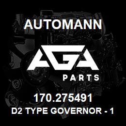 170.275491 Automann D2 Type Governor - 100-120 PSI | AGA Parts