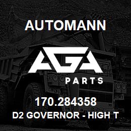 170.284358 Automann D2 Governor - High Temp O Rings, Haldex Midland KN18534 | AGA Parts