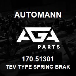 170.51301 Automann TEV Type Spring Brake Valve | AGA Parts