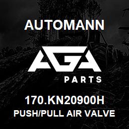 170.KN20900H Automann Push/Pull Air Valve Knob - Red, Pin Type | AGA Parts