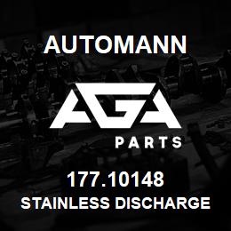 177.10148 Automann Stainless Discharge Hose - Female Swivels - 48" | AGA Parts