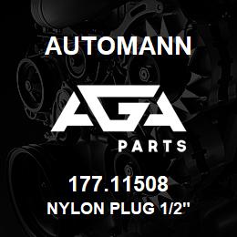177.11508 Automann Nylon Plug 1/2" | AGA Parts